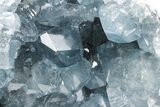 Sky Blue Celestine (Celestite) Crystal Geode - Madagascar #210378-2